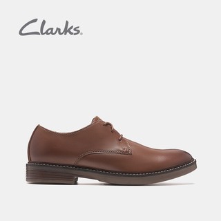 Clarks 其乐 Paulson Plain 男式牛津鞋 棕褐色 43