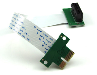 36pin PCI-E 1X延长线 PCI-E 1x转1x声卡网卡 FPC线 PCI-E延长线