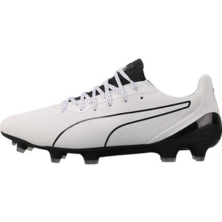 PUMA 彪马 Lazer Touch FG 男士足球鞋 106006-02 白/黑 42