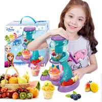 迪士尼 儿童玩具DIY冰雪奇缘水果泥家用diy手工制作蔬菜泥冰果机套装DS-2810