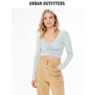 Urban outfitters  52686466  女士蕾丝V领打底衫