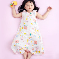 misslele 米乐鱼 婴儿背心纱布睡袋