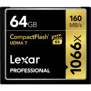 Lexar 雷克沙 Professional 1066x 64GB CF存储卡