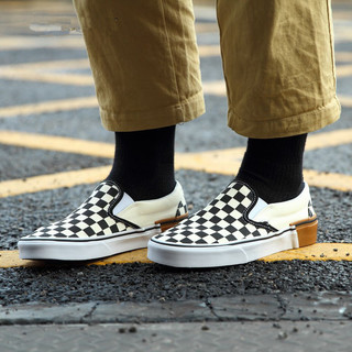 VANS 范斯 Slip On 棋盘格经典款帆布鞋