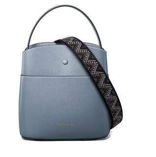 姬龙雪guylaroche女包简约单肩包女时尚水桶包个性宽肩带手提包gs