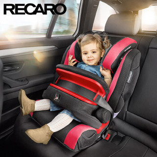 RECARO 德国原装进口 儿童汽车安全座椅 婴儿 安全座椅isofix 9月-12岁 超级莫扎特 座椅+ATON月光蓝提篮组合0-12岁