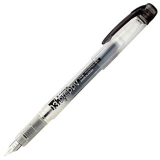 白金（PLATINUM）Preppy 03 PPQ-200彩色墨水笔 钢笔 银色尖 黑色 1支