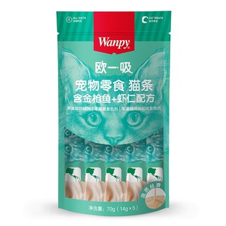 Wanpy 顽皮 金枪鱼虾仁猫条 14g*25条