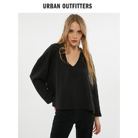 Urban outfitters 55222939 V领短款针织毛衣