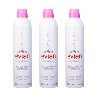 evian 依云 天然矿泉水喷雾 300ml*3