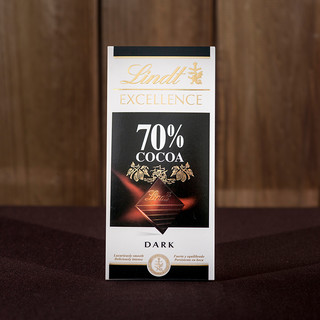 Lindt 瑞士莲 特醇排块70%黑巧克力 100g*4块