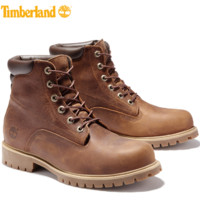 Timberland 男款户外休闲皮革高帮靴 A1H8Q