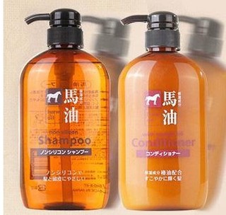 KUMANOYUSHI 熊野油脂 无硅弱酸性马油洗护套装 4瓶装(弱酸性洗发水*3+护发素*1)