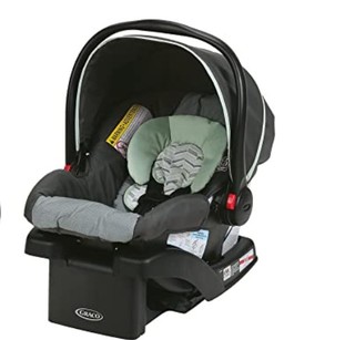 GRACO 葛莱 2003539 避震轻便可折叠婴儿推车+汽车座椅 黑色