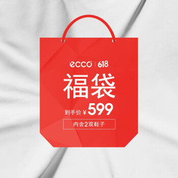 ECCO 爱步 男鞋福袋 (2双鞋款）