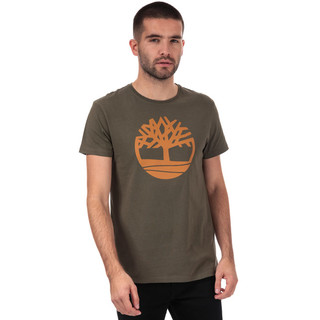 凑单品、银联专享：Timberland 添柏岚 Brand Tree Logo 男士T恤