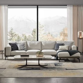 佳佰X木挚所集Malmo北欧简约现代布艺沙发客厅L型拐角组合大小户型