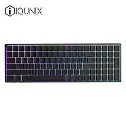 iQunix F96-碳黑版 机械键盘  无线蓝牙键盘  CNC铝合金外壳100键Cherry轴RGB背光 青轴