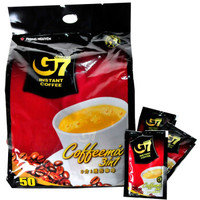 越南进口中原G7咖啡三合一原味速溶咖啡800G冲调学生提神饮品 *5件