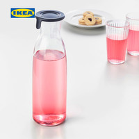 IKEA宜家VARDAGEN瓦达恩带盖玻璃瓶冷水瓶