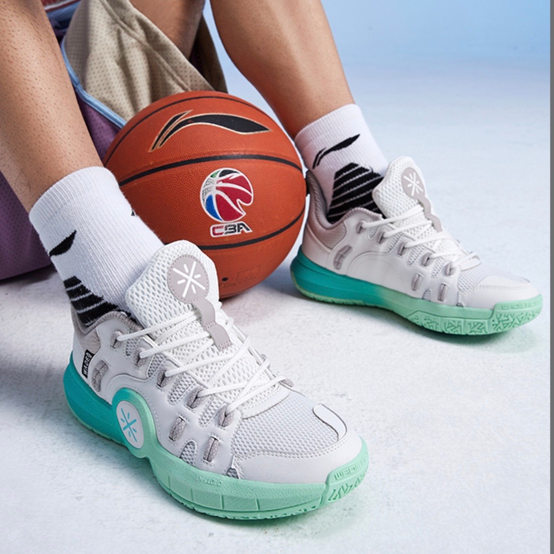 lining李宁韦德系列abaq055男士篮球鞋3件