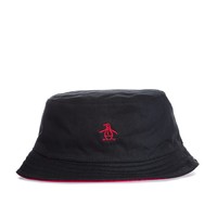 Original Penguin 原创企鹅 Switch Bucket系列 男士渔夫帽 11732BRE241 Black Red