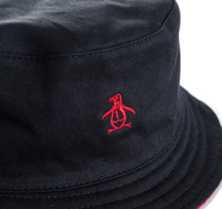 Original Penguin 原创企鹅 Switch Bucket系列 男士渔夫帽 11732BRE241 Black Red