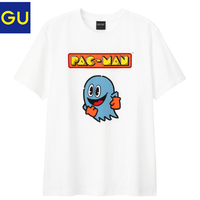 GU 极优 PAC-MAN吃豆人联名款 男T恤短袖 322899