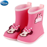 Disney 迪士尼童鞋 儿童雨鞋1-8岁男童女童米奇米妮软底防滑胶鞋雨靴AIB 150-200码 MP171651 *3件