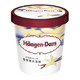 Häagen·Dazs 哈根达斯 香草口味 冰淇淋 473ml*2件+蒙牛 随变经典香草口味雪糕 75g*6支