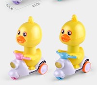 FUDAER 富达尓 按压式小黄鸭回力玩具车