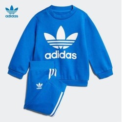  adidas 三叶草 I TRF CREW 婴童运动套装 CE1159