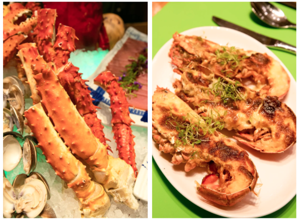 小龙虾畅吃，隐藏菜单还有波龙和蟹腿！上海静安香格里拉大酒店自助晚餐