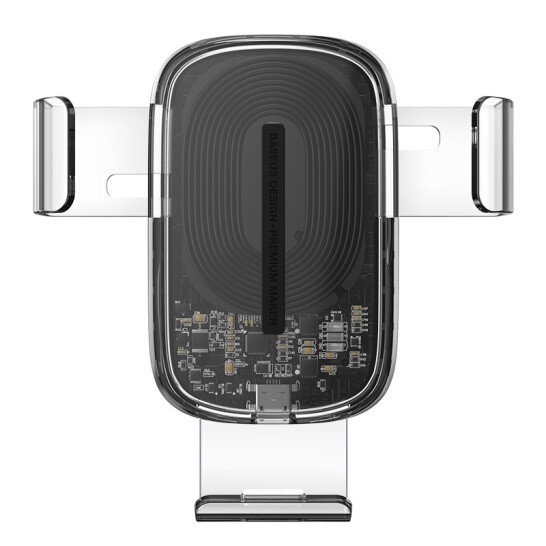 baseus 倍思 wxyl-k02 车载无线充电手机支架 15w 全透明款