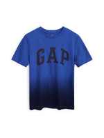 Gap 盖璞 000539655 男孩 渐变风格徽标LOGO短袖T恤