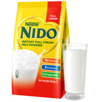 京东PLUS会员：Nestlé 雀巢 Nido 成人速溶高钙全脂奶粉 900g/袋 *3件