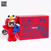 STAYREAL芝麻街联名 Elmo鼠小小绒毛公仔 红色玩偶创意礼品礼物