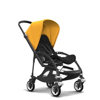 BUGABOO BEE5 婴儿推车 黄篷牛仔蓝座黑把红轮