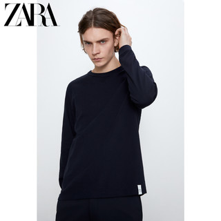 ZARA 新款 男装 长袖紧凑版型打底圆领T 恤 09240423401