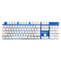 QPAD 酷倍达 KO60 104键 有线机械键盘 蓝色 Cherry红轴 RGB
