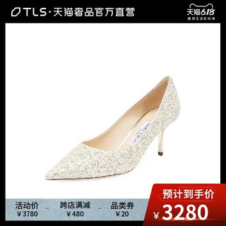 JIMMY CHOO 周仰杰 LOVE 65 闪片尖头高跟鞋