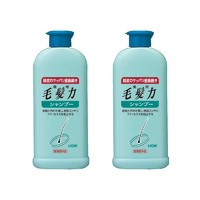 LION 狮王 毛发力洗发水去屑控油止痒修复洗发露200ml*2