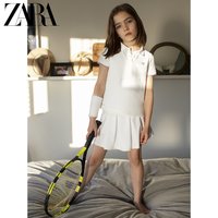 ZARA 新款 童装女童 春夏新品 网球系列 POLO 衫 01887171250