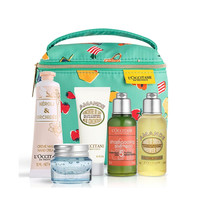 L'OCCITANE 欧舒丹旅行套装方便携带(洗发水35ml+面霜8ml+沐浴油35ml+身体乳20ml+护手霜30ml)
