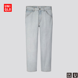 UNIQLO 优衣库 U系列 425818 男士宽腿窄口牛仔裤