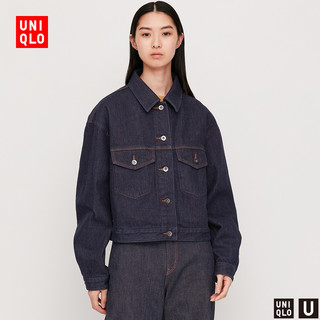 UNIQLO 优衣库 U系列 426148 女士牛仔夹克