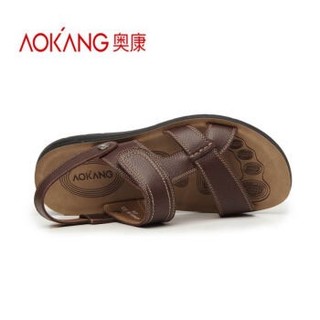 AOKANG 奥康 173739202 男士两穿沙滩凉鞋