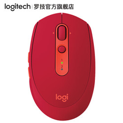 罗技（Logitech） M590无线静音蓝牙鼠标双模连接办公商务笔记本家用Flow技术 红色