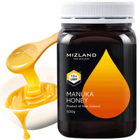 蜜滋兰（mizland）麦卢卡蜂蜜 新西兰原装进口(UMF15+)500g 天然蜂蜜 *3件