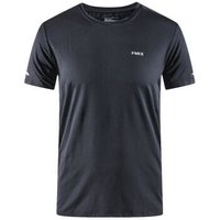飞米斯（FMIX）运动T恤男短袖夏季薄款跑步健身体能训练服透气吸汗弹力户外速干t恤 黑色 2XL *8件
